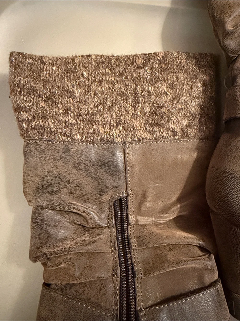 Roxy Women's Over-the-Knee Brown Slouch Boots